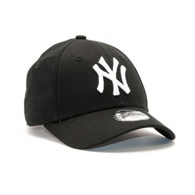 Dětská kšiltovka New Era 9FORTY Kids MLB League Basic New York Yankees - Black / White Dětské kšiltovky: Child (52-54 cm)