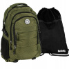 Viackomorový školský batoh Paso Shades of green 35 l (ŠKOLSKÝ BATOH PASO - SET)