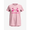 Dievčenske tričko Under Armour Tech Solid Print Fill BL SSC-PNK M