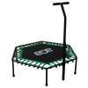 Aga FITNESS Trampolína 130 cm Zelená + madlo
