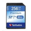 VERBATIM SDXC karta 256GB Class 10, UHS-1 (R:80/W:10 MB/s) 44026