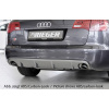 Rieger vložka zadního nárazníku pro Audi A6 4F avant před faceliftem, plast ABS lakovaný do černé lesklé barvy SLEVA 3%
