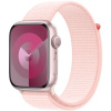 Apple Watch Series 9 45mm Ružový hliník so svetlo ružovým prevliekacím remienkom