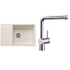 Set Blanco Zia XL 6 S Compact + Blanco Linus-S Chróm biela soft