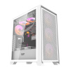 Počítačová skriňa Darkflash DRX70 MESH + 4 RGB ventilátory (biela)