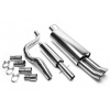 TATechnix Nerezový výfuk 2x76mm VW Golf 4 (1J) - 1,4/1,6/1,8/1,8T/2,0/1,9 TDI