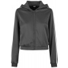 Ladies Cropped Track Jacket - magnet 3XL
