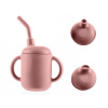 Silikónový hrnček Zopa 2v1 2025 Old Pink