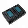 TECHTEK Nabíjačka kompatibilná s [Makita] BBO140, BBO180, BBO180Z, BCF05