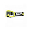100% STRATA MINI YELLOW JUNIOR ANTI-FOG detské motokrosové okuliare - žlto - čierne, číre plexi