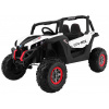 Ramiz Detská bugina SuperStar biela + MP4 + pohon 4x4 + diaľkové ovládanie + batožinový priestor + LED + zámok dverí