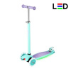 Detská trojkolesová kolobežka NILS Fun HLB1310 s LED fialová