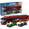 LEGO ® 60445 Kamión F1® s autami RB20 a AMR24 F1®