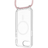 Fixed MagPure Neck puzdro s ružovou šnúrkou na krk pre Apple iPhone 16e FIXPUNM-1404-PI