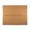 Korková nástenka KOROK 150 x 120 cm - Al rám - KOREK 150/120