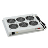 Vent.j. horný (spodný) 6x ventilátor 220V/138W čer. RAB-CH-X05-X3