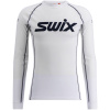 SWIX RaceX Classic, dlouhý rukáv, pánské triko, Bright White/Dark Navy Velikost: S