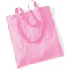 Westford Mill Nákupná taška WM101 Classic Pink 38 x 42 cm
