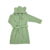 EKO Župan bavlnený s kapucňou a uškami Olive green veľ. 80-85 65x30x5 zelená