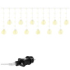 ISO 11346 Svetelný záves gule 108 LED 3.6W teplá biela