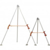 DELTA PLUS Teleskopická trojnožka, hliníková, nastaviteľná 1,74-3,02m + 3 stredové kotviace body + 2kotviace platne + 3schodíky, DeltaPlus