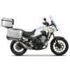 SHAD Kompletná sada hliníkových kufrov SHAD TERRA, 37 litrový vrchný kufor, 36/36 litrový bočné kufre, vrátane montážnej sady a platni SHAD HONDA CB 500 X