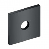 Keuco IXMO Krycia rozeta, matná čierna 59545370092