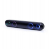 GEMBIRD Soundbar SPKBT-BAR400L, Bluetooth, 2x5W, LED podsvícení, černá (SPKBT-BAR400L)