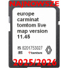 Mapa navigácie Europa Renault Scenic Koleos Laguna Megane Espace Traffic Clio pamäťová karta SD