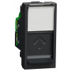 Schneider Electric Slovakia spol. s r.o. Unica - NU341054 - Zásuvka dátová 1xRJ45 Kat.5e UTP, 1M, Antracit
