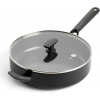 GreenPan Smart nepriľnavá keramická soté panvica s pokrievkou, Ø 28 cm, čierna CC005193-001