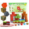 KLOCKI MAGNETYCZNE MINECRAFT SILNÉ bloky na magnet Sada 64 kusov KOCKOV