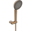 Hansa Aurelia - Set sprchovej hlavice, držiaka a hadice, 3 prúdy, brúsený bronz 4717012081