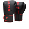 Boxerské rukavice RDX F6 Kara – čierno-červené
