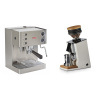 Lelit Elizabeth PL92T + Eureka Mignon Single Dose, White & Oak