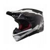 Přilba SUPERTECH S-M10 AMPRESS, ALPINESTARS (černá matná/bílá) 2025 L (obvod 59 - 60 cm)