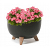 Kvetináč plast čierny Lamela 29 cm x 29 x 23 cm