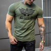 Ultrasoft tričko Iron Aesthetics, vojenská zelená, Farba Zelená, Veľkosť XXXL