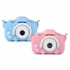 Mini Digitální Fotoaparát Hračka Cheildren 2,0 Palce S Roztomilou Kočkou Silikonové Pouzdro 32GB TF Čtečka Karet