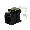 Solarix Zařezávací keystone CAT6 UTP RJ45 černý SXKJ-6-UTP-BK 25286601