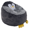 Tempo Kondela Sedací vak tučniak, sivá, PINGO