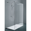 Hopa CALA Walk-in pevná stena 100x195cm, Univerzálna, rám Hliník chróm,sklo Číre,2x vzpera BCCALA10CC