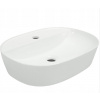 Umývadlo - Oválne umývadlo na dosku KR-860WH (Umývadlo - Oválne umývadlo na dosku KR-860WH)