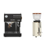 Ascaso Steel UNO PID, Black&Wood + ECM C-Manuale 54, cream, oliva