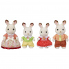 Sylvanian family Rodina ´´chocolate´´ králikov nová
