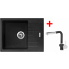 Sinks Perfecto 650 Granblack + Mix 3 P GR