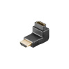 PremiumCord Adapter HDMI M/F, pravý úhel - opačný kphdma-16