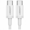 Kábel Ugreen USB-C - USB-C 1 m biely