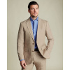 Charles Tyrwhitt Linen Jacket — Taupe - Slim fit | 50 | Štandardné