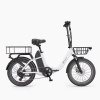 DYU C9 mestský skadací elektrobicykel Farba: Biela